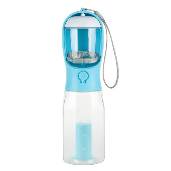 Portable Cat Dog Water Bottle Food Feeder Drinker Poop Dispenser 3 In 1 Leak-proof Multifunctional Dog Water Bottle Pet Products - Image 8