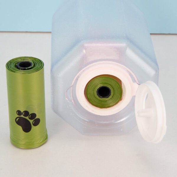 Portable Cat Dog Water Bottle Food Feeder Drinker Poop Dispenser 3 In 1 Leak-proof Multifunctional Dog Water Bottle Pet Products - Image 9